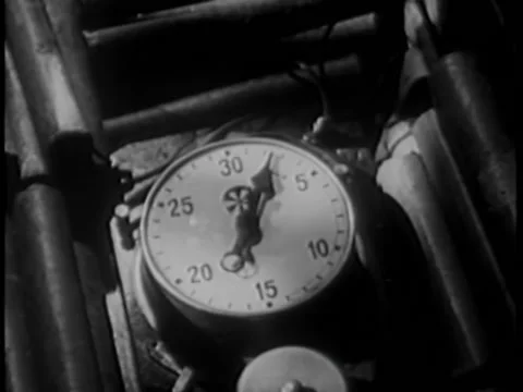 Time bomb with two and a half minutes left on timer Stock Footage 260255558