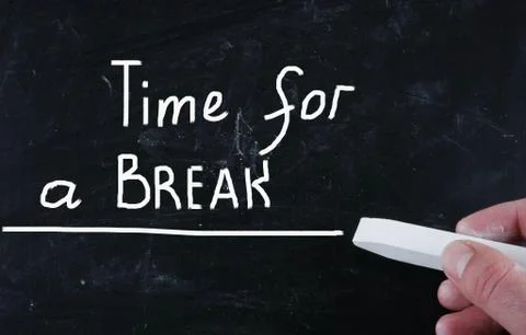 Time for a break Stock Illustration