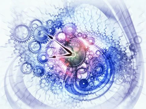Time burst Illustrazione stock