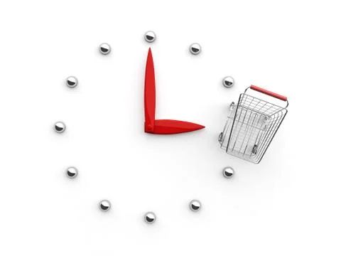 Time to buy (top) Illustrazione stock