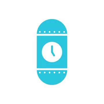 Time capsule icon, isolated on white background, from blue icon set. Stock Illustration
