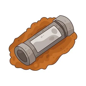 Time Capsule illustration Stock Illustration