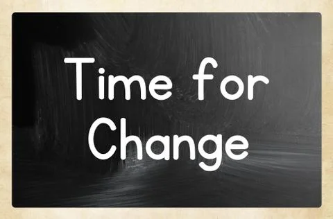 Time for change concept 스톡 일러스트