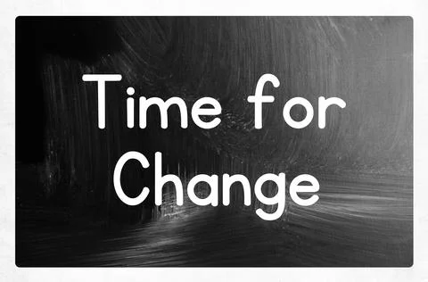 Time for change concept Stock Photos