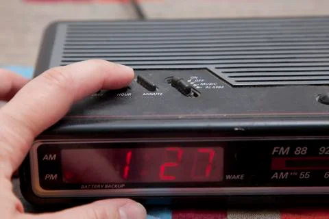 Time change by hour Stock Photos