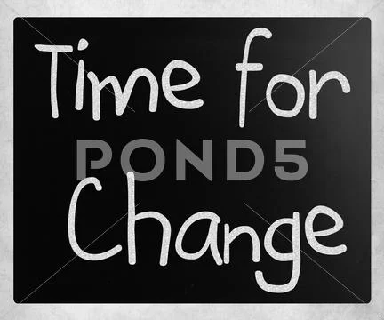 Time for change Stock Illustration