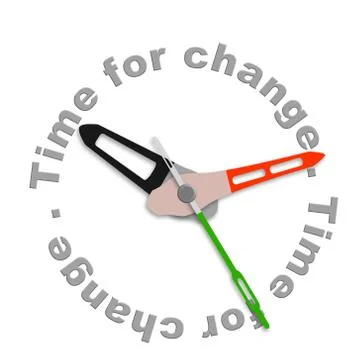 Time to change Stock Illustration