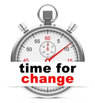 Time for change Stock Illustration