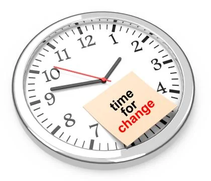 Time for change Stock Illustration