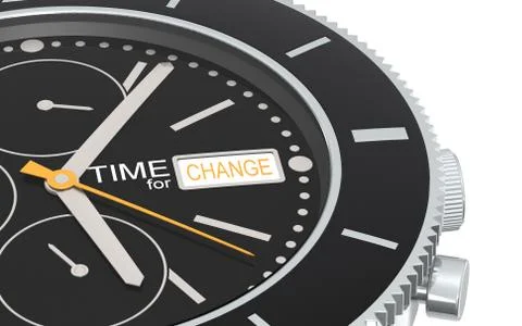 Time for Change Stock Illustration