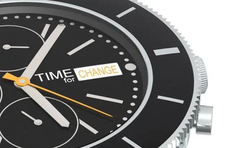 Time for Change Stock Illustration