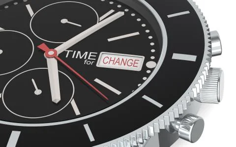 Time for Change Stock Illustration
