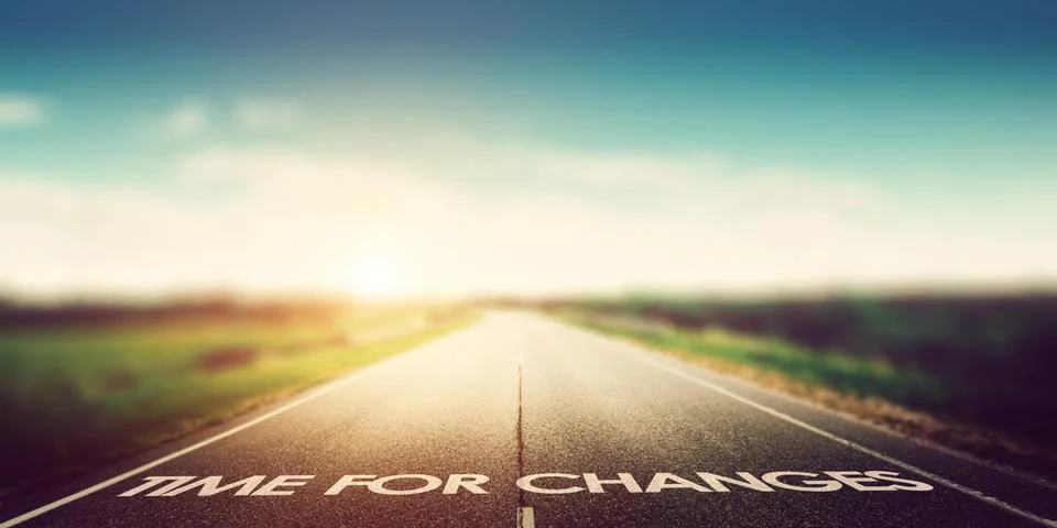 Time for changes Foto stock