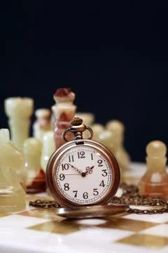 Time For Chess Game Stock Photos