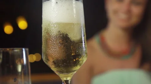 Time For Chilled Champagne Stock Footage 48910018