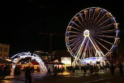 Time for Christmas in Leipzig Stock Photos