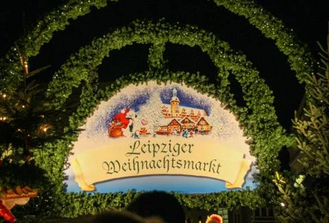 Time for Christmas in Leipzig Stock Photos