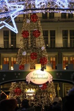 Time for Christmas in Leipzig Stock Photos