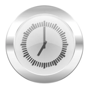 Time chrome web icon isolated. Ilustración de archivo