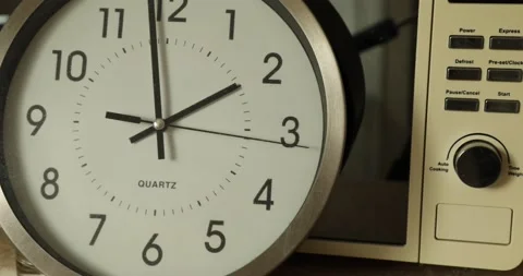 Time Clock 4K 23.976 Stock Footage 132061491
