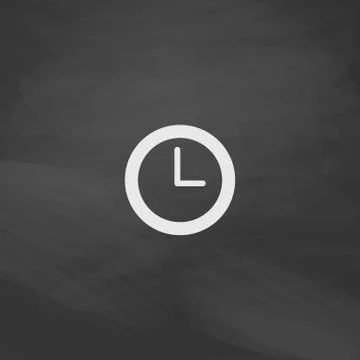 Time clock computer symbol イラスト素材