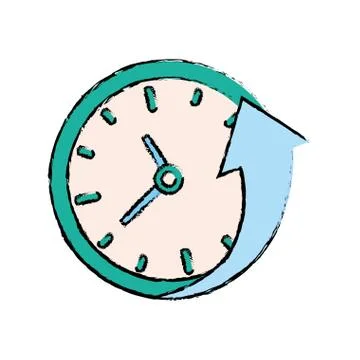 Time clock concept イラスト素材