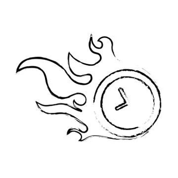 Time clock concept イラスト素材