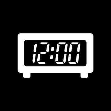 Time, clock icon. Time and watch, timer, clock symbol. UI. Web. Logo. Sign. Flat Free Stock Illustration