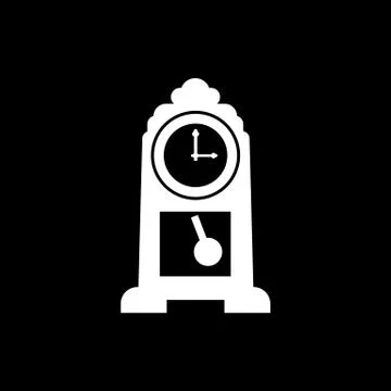 Time, clock icon. Time and watch, timer, clock symbol. UI. Web. Logo. Sign. Flat Free Stock Illustration