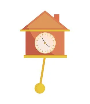 Time clock pendulum Stock Illustration