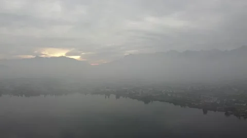 Time clouds over the mountains Stock Footage 142466189