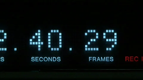 Time Code 02 Stock Footage