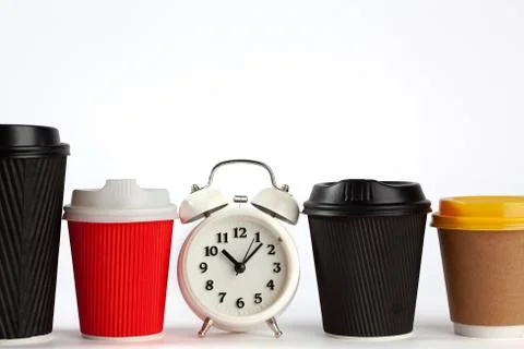 Time for coffee break concept Stock Photos