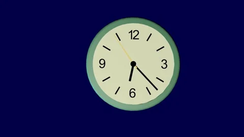 Time collected from particles on a blue background. Stock Footage 166779666