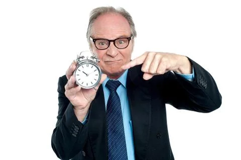 Is this the time to come to the office? Stock Photos