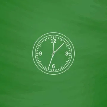 Time computer symbol Stock Illustration