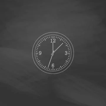 Time computer symbol Stock Illustration