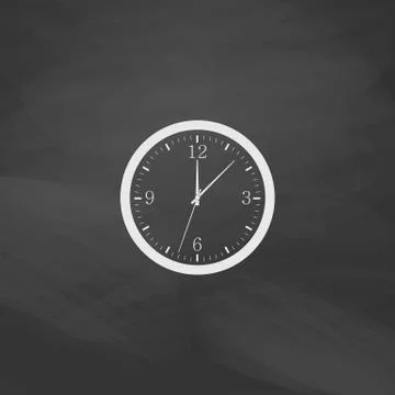 Time computer symbol Stock Illustration