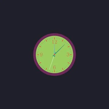 Time computer symbol Stock Illustration