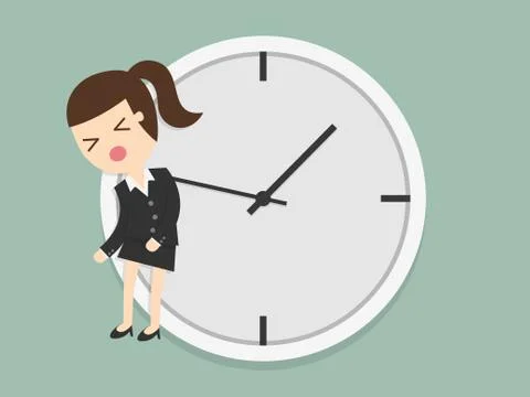 Time concept Illustrazione stock