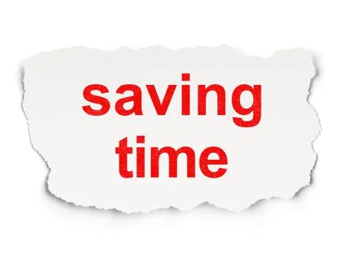 Time concept: Saving Time Illustrazione stock
