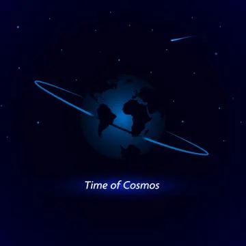Time of Cosmos Stock Illustration