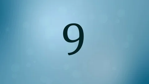 Time countdowns and bokeh blur background. Stock Footage 93515386