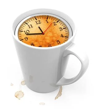 The time cup Stock Illustration