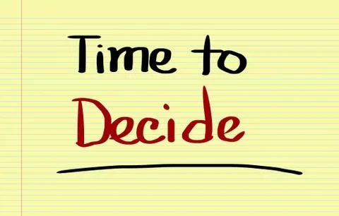 Time To Decide Concept Stock Illustration