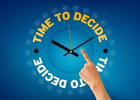 Time to decide Stock Illustration