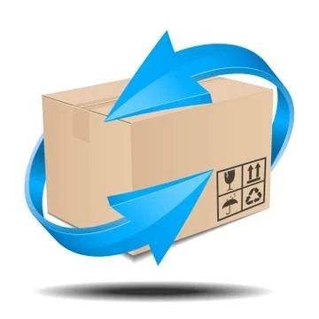 Time delivery services Stock Illustration