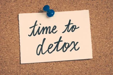 Time to detox Stock Photos