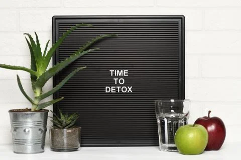 Time to detox Stock Photos
