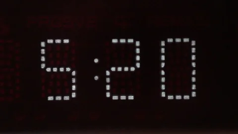 Time display of DVD player Stock-Footage 88245089